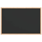 Lavagna con Cornice in Legno Massello di Pino Nero 60x40 cm