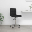 Sedia Girevole da Ufficio Nera in Tessuto