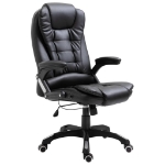 Sedia da Ufficio Nera in Similpelle
