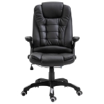 Sedia da Ufficio Nera in Similpelle