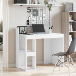Scrivania Ufficio Bianca 103,5x56,5x94 cm in Legno Multistrato
