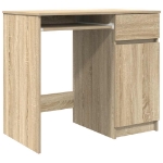 Scrivania Rovere Sonoma 86x49x76 cm in Legno Multistrato