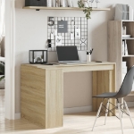 Scrivania Rovere Sonoma 123,5x73,5x75 cm in Legno Multistrato