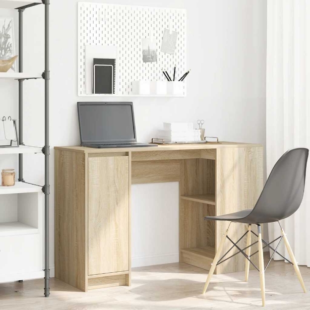 Scrivania Rovere Sonoma 120x42x76 cm in Legno Multistrato