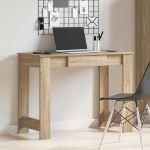 Scrivania Rovere Sonoma 100x45x75 cm in Legno Multistrato