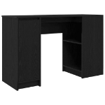Scrivania Rovere Nera 120x42x76 cm in Legno Multistrato