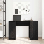 Scrivania Rovere Nera 120x42x76 cm in Legno Multistrato