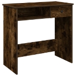 Scrivania Rovere Fumo 80x40x75 cm in Legno Multistrato