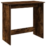 Scrivania Rovere Fumo 80x40x75 cm in Legno Multistrato