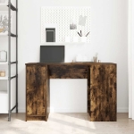 Scrivania Rovere Fumo 120x42x76 cm in Legno Multistrato