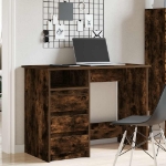 Scrivania Rovere Fumo 102x50x75 cm in Legno Multistrato