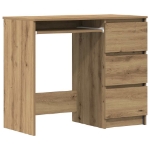 Scrivania Rovere Artigianale 90x45x76 cm in Legno Multistrato