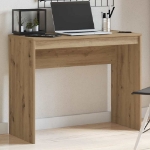 Scrivania Rovere Artigianale 90x40x72 cm in Legno Multistrato