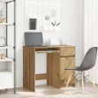 Scrivania Rovere Artigianale 86x49x76 cm in Legno Multistrato