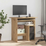 Scrivania Rovere Artigianale 80x45x74 cm in Legno Multistrato