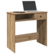 Scrivania Rovere Artigianale 80x40x75 cm in Legno Multistrato