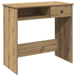 Scrivania Rovere Artigianale 80x40x75 cm in Legno Multistrato