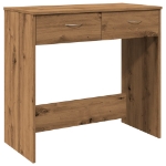 Scrivania Rovere Artigianale 80x40x75 cm in Legno Multistrato