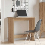Scrivania Rovere Artigianale 80x40x75 cm in Legno Multistrato