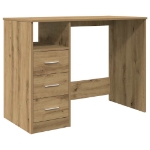 Scrivania Rovere Artigianale 102x76x50 cm in Legno Multistrato