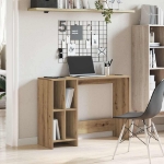 Scrivania Rovere Artigianale 102,5x35x75cm in Legno Multistrato