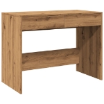 Scrivania Rovere Artigianale 101x50x76,5cm in Legno Multistrato