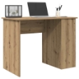 Scrivania Rovere Artigianale 100x55x75 cm in Legno Multistrato