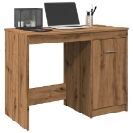 Scrivania Rovere Artigianale 100x50x76 cm in Legno Multistrato