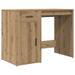 Scrivania Rovere Artigianale 100x49x75 cm in Legno Multistrato