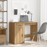 Scrivania Rovere Artigianale 100x49x75 cm in Legno Multistrato