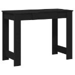 Scrivania Nera 100x45x75 cm in Legno Multistrato