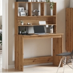 Scrivania Mensole Rovere Artigianale 102x45x148 cm Multistrato