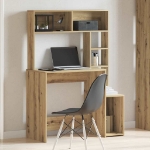 Scrivania Mensole Rovere Artigianale 100x45x140 cm Truciolato
