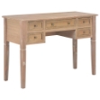 Scrivania Marrone 109,5x45x77,5 cm in Legno