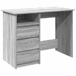 Scrivania Grigio Sonoma 102x50x75 cm in Legno Multistrato