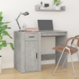 Scrivania Grigio Cemento 100x49x75 cm in Legno Multistrato