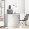 Scrivania Bianca 120x42x76 cm in Legno Multistrato