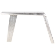 Scrivania Aviator Argento 112x50x76 cm Metallo