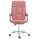 Poltrona da Ufficio Reclinabile Rosa in Similpelle