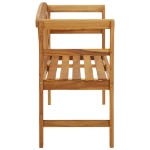 Panchina da Giardino 114 cm in Legno Massello di Acacia
