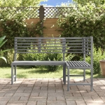 Panca da Giardino ad Angolo 140 cm Legno Massello Acacia