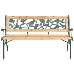 Panchina da Giardino 122 cm in Legno
