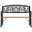 Panchina da Giardino 120 cm in Legno