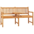 Panca Giardino 3 Posti con Tavolino 150 cm Legno Massello Teak