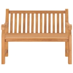 Panchina da Giardino 114 cm in Legno Massello di Teak