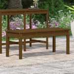 Panca da Giardino Ambra 109x44x45 cm Legno Massello di Pino