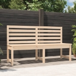 Panca da Giardino 157,5 cm in Legno Massello di Pino