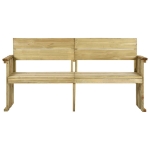 Panchina da Giardino 172 cm in Legno di Pino Impregnato