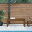 Panca da Giardino Ambra 110x38x45 cm Legno Massello di Pino