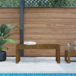 Panca da Giardino Ambra 110x38x45 cm Legno Massello di Pino